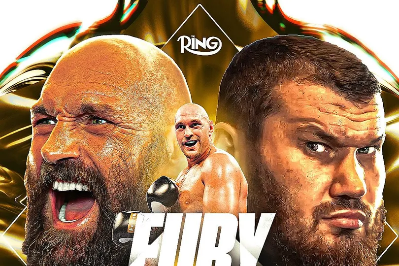 Hình ảnh quảng bá trận Fury vs Makhmudov