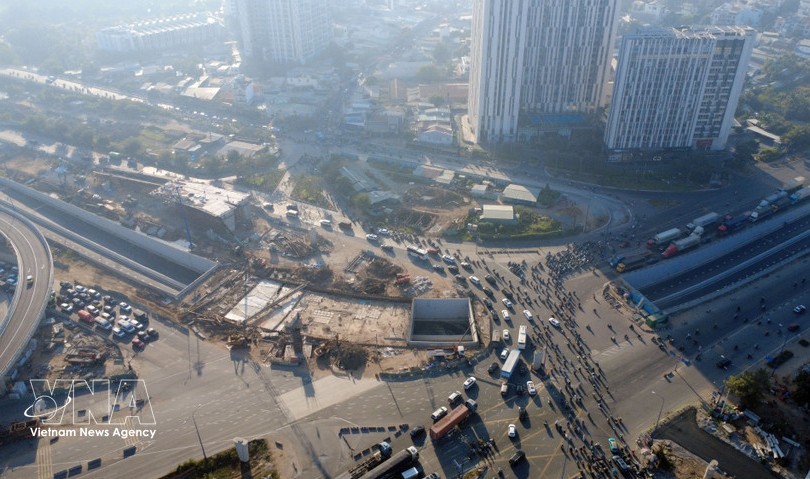 安富路口项目是主要交通干道的交汇点。