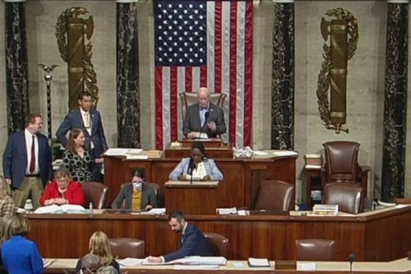  美国众议院否决了由民主党发起要求特朗普总统结束对伊朗战争的决议草案。图：C-SPAN