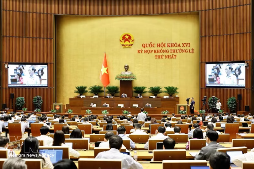 会议场景。图自越通社