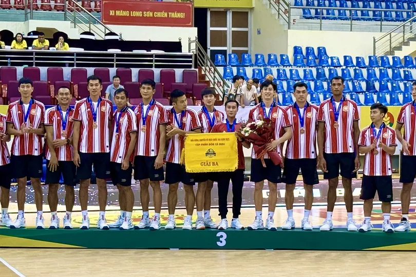 Đội bóng chuyền nam Công an TPHCM sẽ tìm HLV trưởng mới trong năm 2026. Ảnh: MINH CHIẾN