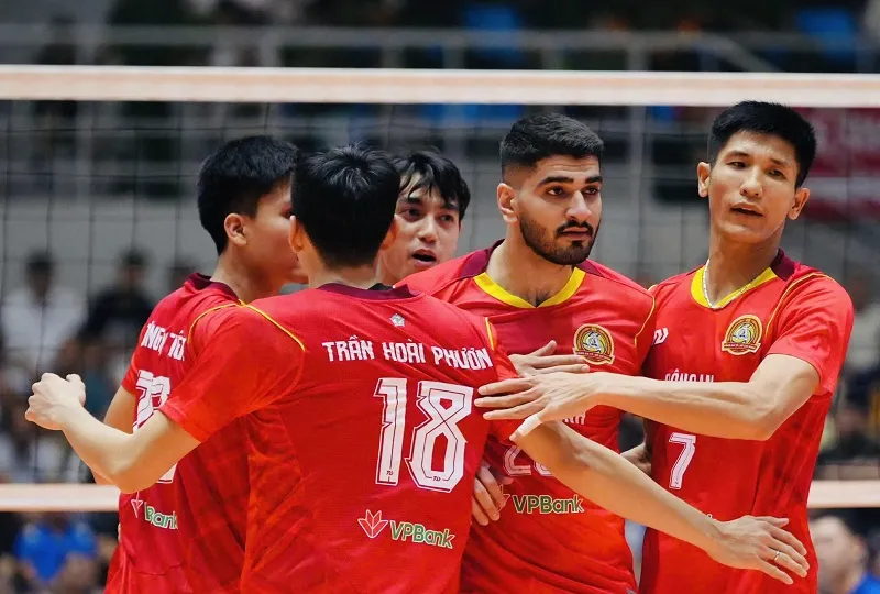 Đội nam Công an TPHCM tiếp tục tìm cơ hội chinh phục Cúp Hùng Vương 2026. Ảnh: VFV