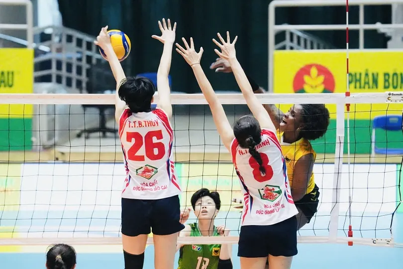 Người hâm mộ sẽ có cơ hội được theo dõi cuộc tái đấu giữa VTV Bình Điền Long An và Hóa chất Đức Giang tại Cúp Hùng Vương 2026. Ảnh: VFV