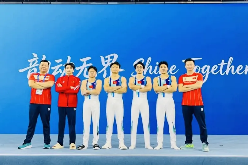 Đội TDDC nam Việt Nam đã có 5 suất góp mặt ASIAD 20. Ảnh: MINH SANG