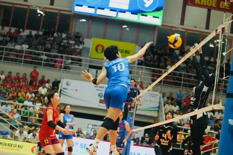 Cầu thủ Việt Nam đã chơi hiệu quả hơn sau khi để đối thủ dẫn điểm tại ván thứ nhất. Ảnh: VFV