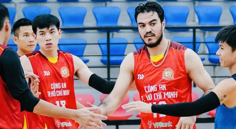 Đội chủ nhà Công an TPHCM đã tăng cường ngoại binh chất lượng dự vòng 2 năm nay. Ảnh: CATPHCM