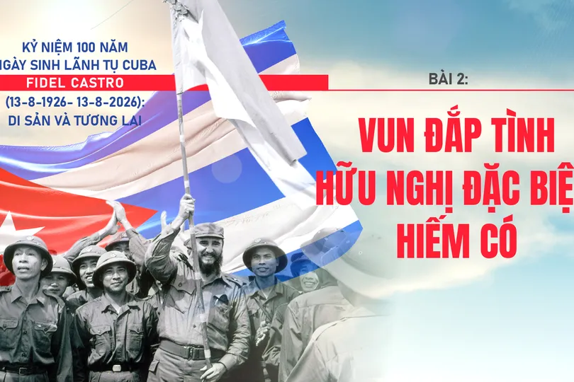 Lãnh tụ Cuba Fidel Castro: Vun đắp tình hữu nghị đặc biệt, hiếm có