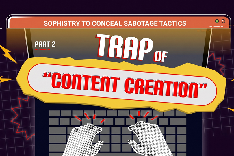 Trap of content creation