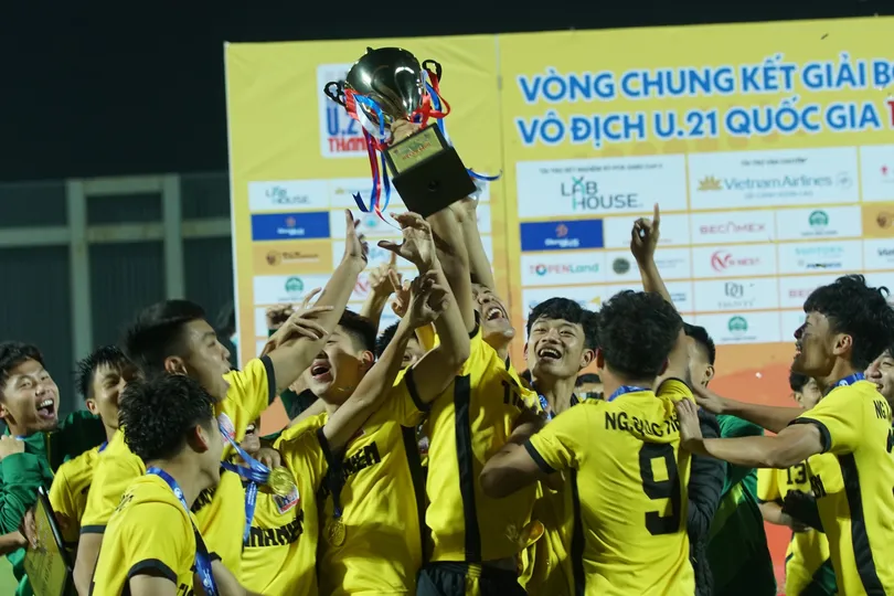 Học viện Nutifood vô địch U21 quốc gia năm 2021