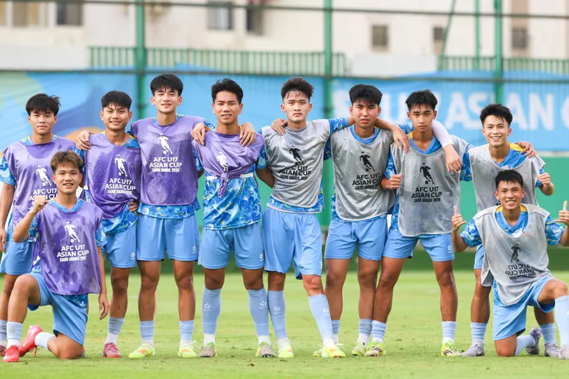 U17 Việt Nam sẵn sàng gặp U17 Hàn Quốc với tinh thần cao nhất. Ảnh: ĐOÀN NHẬT