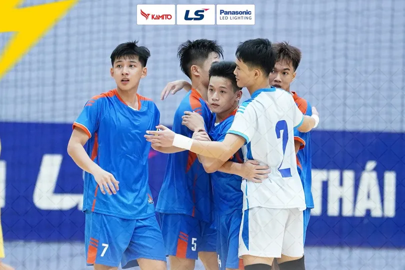 Các cầu thủ U20 Thái Sơn Nam TPHCM giành trận thắng thứ hai liên tiếp (Ảnh: TSNFC)