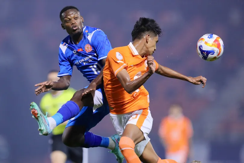 CLB Công an TPHCM bất phân thắng bại cùng Ratchaburi FC. Ảnh: DUY ANH