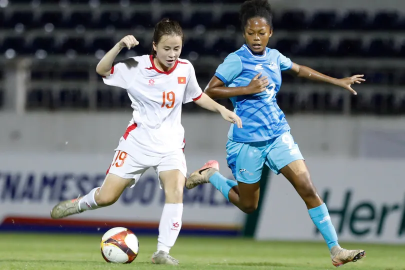 U17 nữ Việt Nam có rộng cơ hội vào VCK U17 nữ châu Á 2027. Ảnh: ĐÔNG HUYỀN