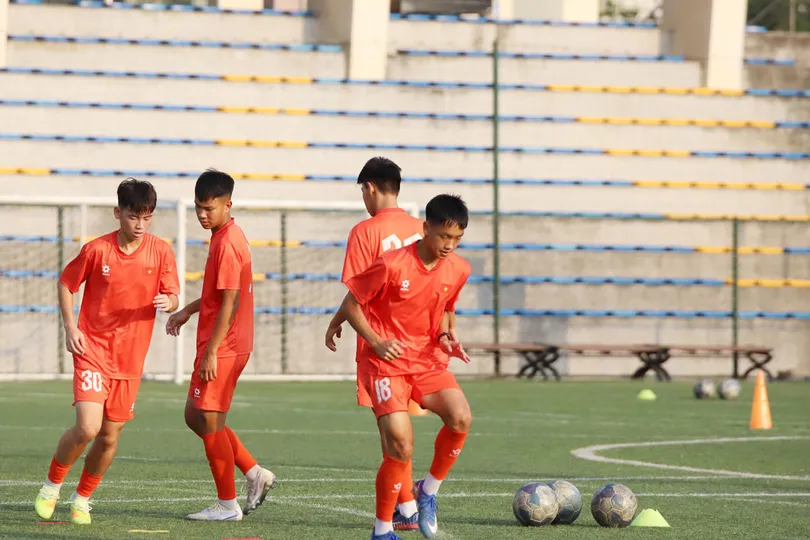 U15 Việt Nam tích cực chuẩn bị hướng đến FIFA U15 World Cup & Festival 2026. Ảnh: ĐOÀN NHẬT