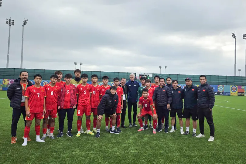 Thua U15 Rwanda ở vòng 1/16, các cầu thủ Việt Nam tranh hạng từ 81-96. 
