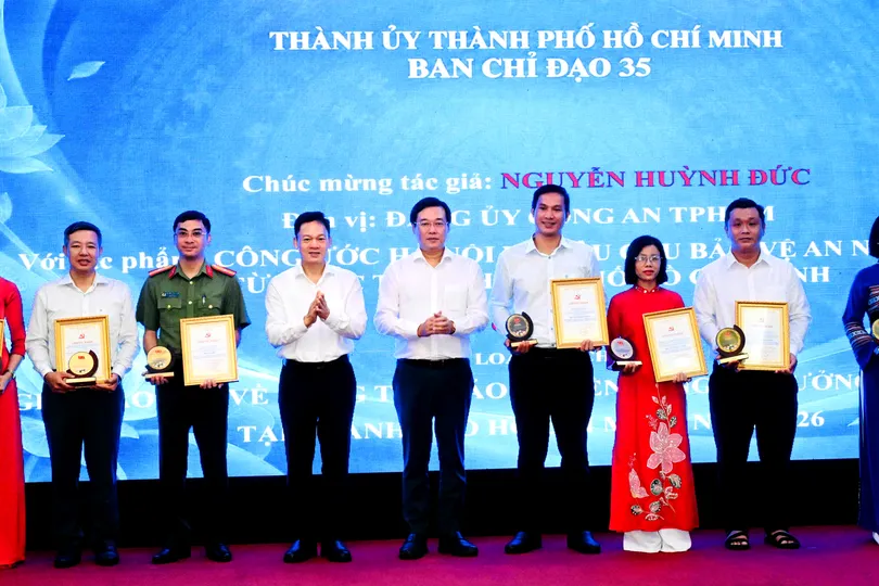 TPHCM: 25 tác phẩm được trao Giải Báo chí về công tác bảo vệ nền tảng tư tưởng của Đảng