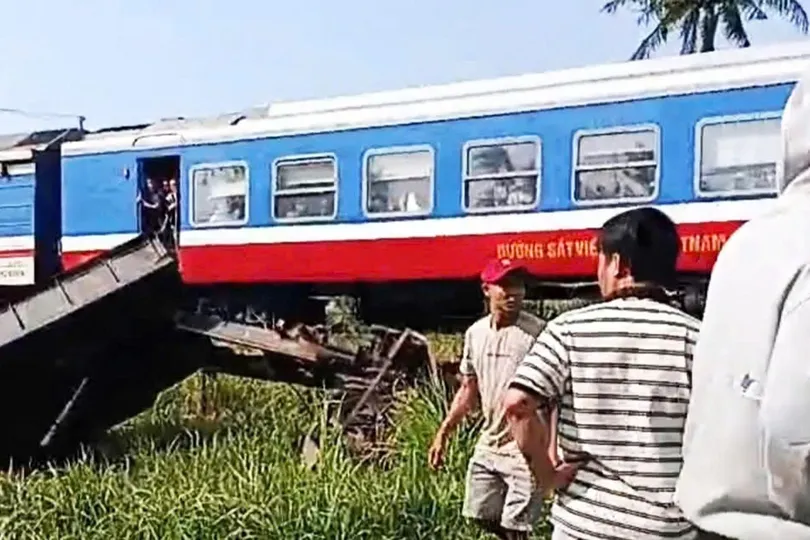Đắk Lắk: Tai nạn giữa tàu hỏa và xe công nông, 3 người thương vong