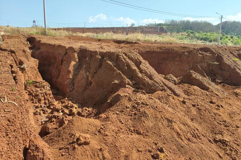 Quảng Ngãi: Sạt lở nặng tại dự án bố trí dân cư xã Ia Tơi 