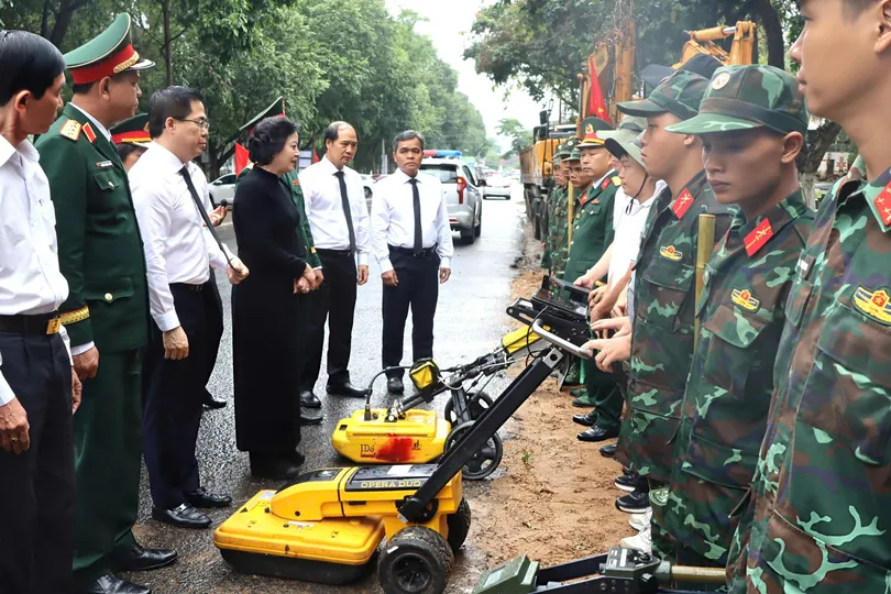 Khai quật, quy tập hài cốt liệt sĩ ở 2 phường Đăk Cấm và Kon Tum
