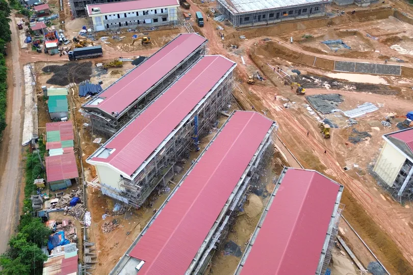 Gia Lai: Những ngôi trường nội trú ở vùng biên đang dần thành hình