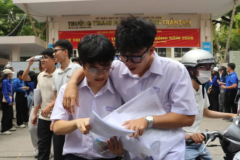 Đà Nẵng công bố điểm thi tốt nghiệp THPT năm 2026 từ 8 giờ ngày 1-7