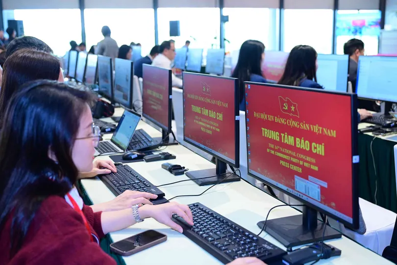  Khai trương Trung tâm Báo chí Đại hội XIV của Đảng và họp báo quốc tế