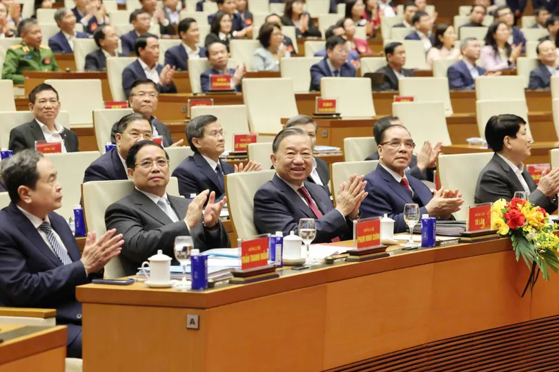 Tổng Bí thư Tô Lâm làm Trưởng ban Chỉ đạo tổng kết 100 năm thành lập Đảng. Ảnh: QUANG PHÚC