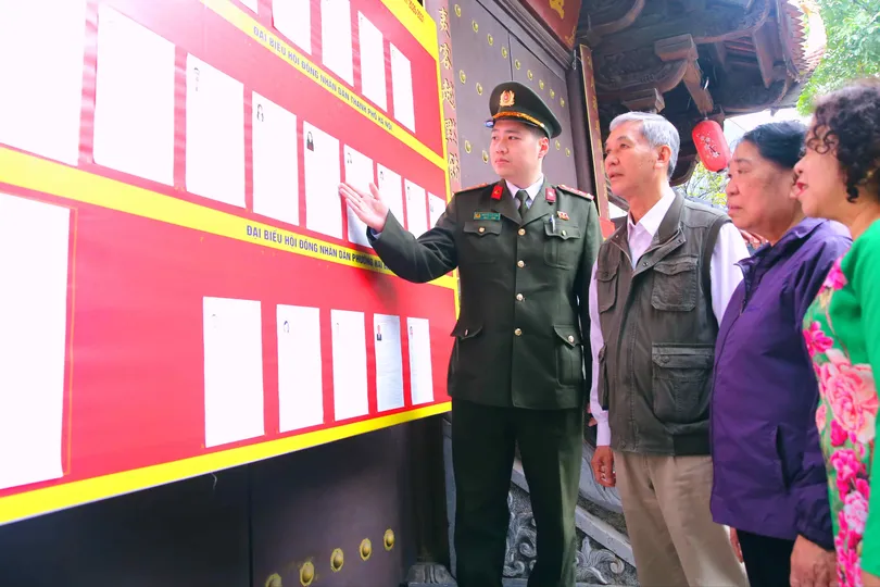 Công an TP Hà Nội sẵn sàng bảo vệ an ninh trật tự cho bầu cử