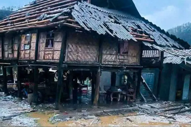 Mưa đá, dông lốc gây thiệt hại hơn 3.100 nhà, 15.700ha lúa, hoa màu