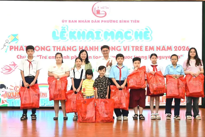 Phường Bình Tiên khởi động mùa hè an toàn, bổ ích cho thiếu nhi
