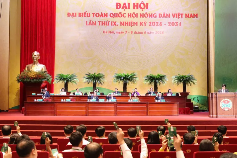 Sáng nay 8-6, khai mạc Đại hội IX Hội Nông dân Việt Nam