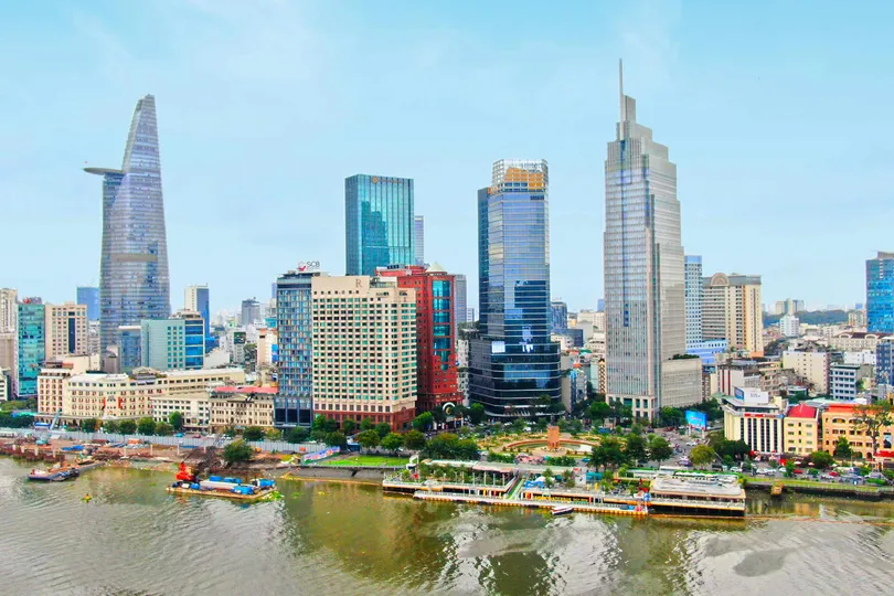 Khu vực Bến Bạch Đằng, TPHCM (ẢNH: HOÀNG HÙNG)