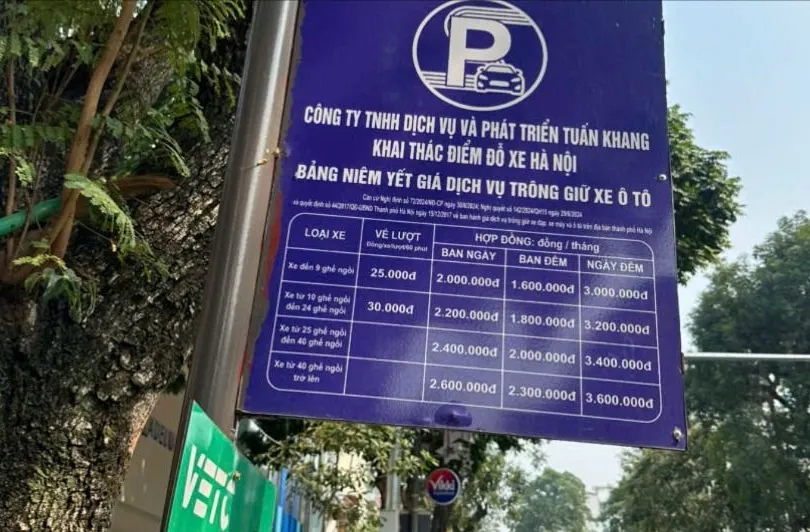 Một điểm trông giữ xe tại Hà Nội. Ảnh: LÊ TƯƠI