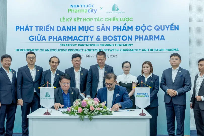 Pharmacity và Boston Pharma bắt tay chiến lược: Đưa dược phẩm tiêu chuẩn EU-GMP đến tay người tiêu dùng với giá thành hợp lý
