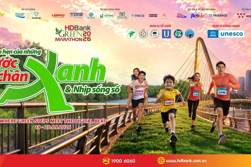 HDBank Green Marathon 2026: Nơi những bước chân xanh hòa cùng nhịp sống số