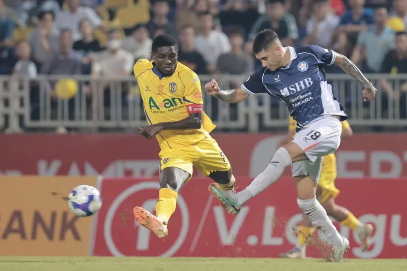 Đà Nẵng đón nhận thất bại trước chủ nhà SLNA. ẢNH: QUỲNH MAI 