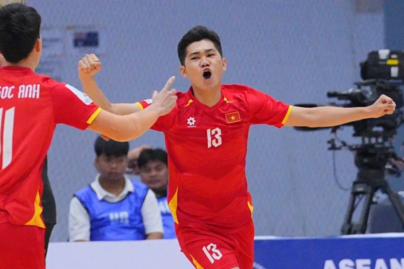 Đội tuyển futsal Việt Nam chia tay Giải futsal Đông Nam Á 2026 với vị trí hạng ba chung cuộc. ẢNH: FAT 