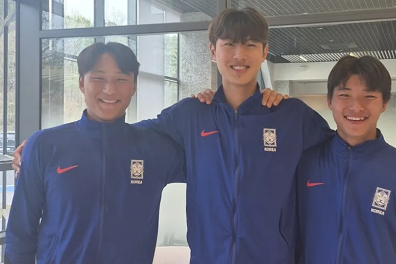 Các tuyển thủ U17 Hàn Quốc được đánh giá rất cao tại vòng chung kết U17 châu Á 2026. ẢNH: KFA 