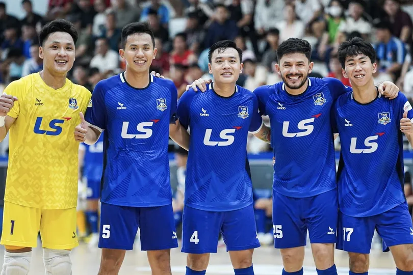 Futsal Thái Sơn Nam TPHCM trở lại ngôi đầu bảng xếp hạng. ẢNH: TÂM HÀ 