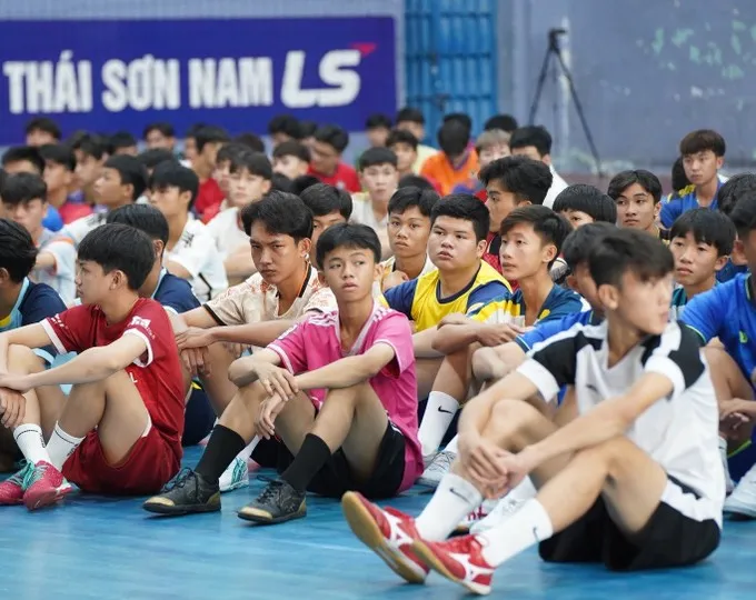 Hơn 2.600 thí sinh đăng ký tuyển sinh vào CLB futsal Thái Sơn Nam TPHCM năm 2026. ẢNH: TÂM HÀ
