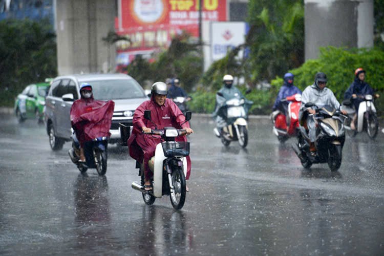 北部和北部中区出现中到大雨。