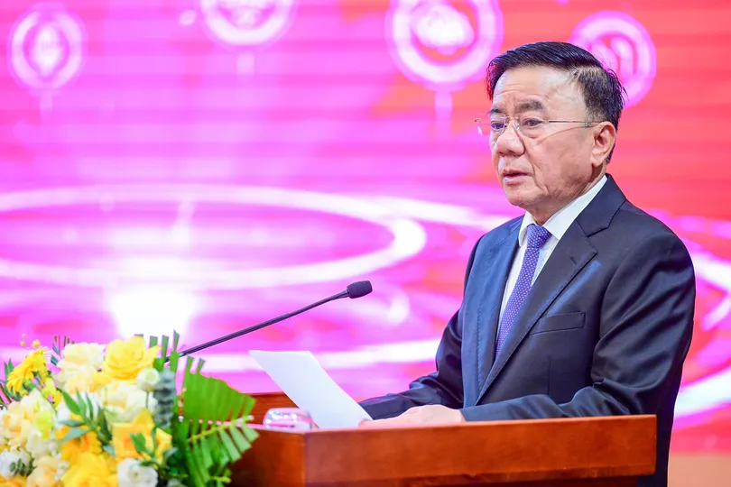 Thường trực Ban Bí thư Trung ương Đảng Trần Cẩm Tú phát biểu tại lễ ra mắt ứng dụng