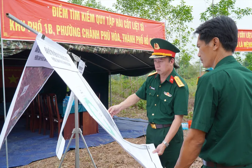 Tìm kiếm, quy tập hài cốt liệt sĩ tại Suối Bông Trang