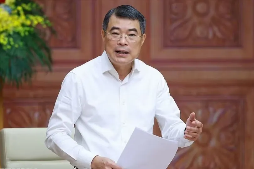 Thủ tướng Lê Minh Hưng phát biểu tại cuộc làm việc với Bộ Nội vụ, Bộ Dân tộc và Tôn giáo, Thanh tra Chính phủ, sáng 17-4. Ảnh: TTXVN