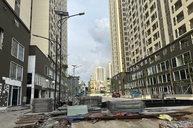 Dự án nhà ở xã hội ở 324 Lý Thường Kiệt. Ảnh: THANH HIỀN