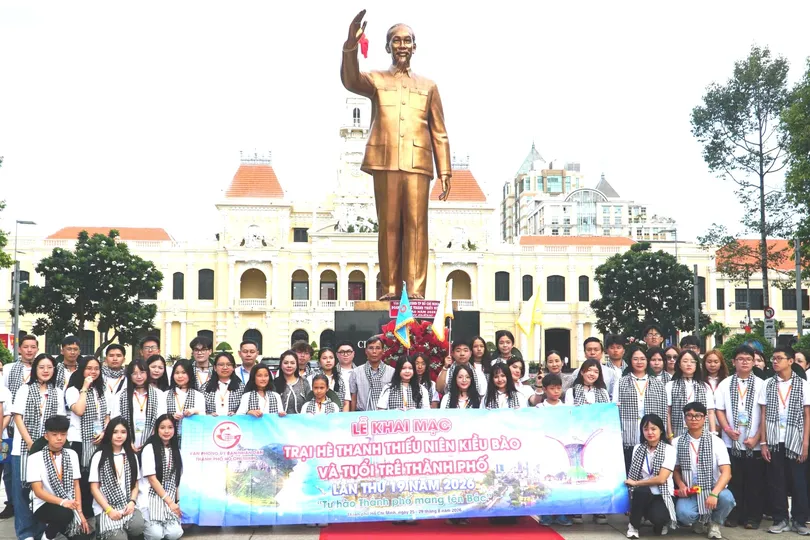 Khai mạc trại hè thanh thiếu niên kiều bào và tuổi trẻ TPHCM