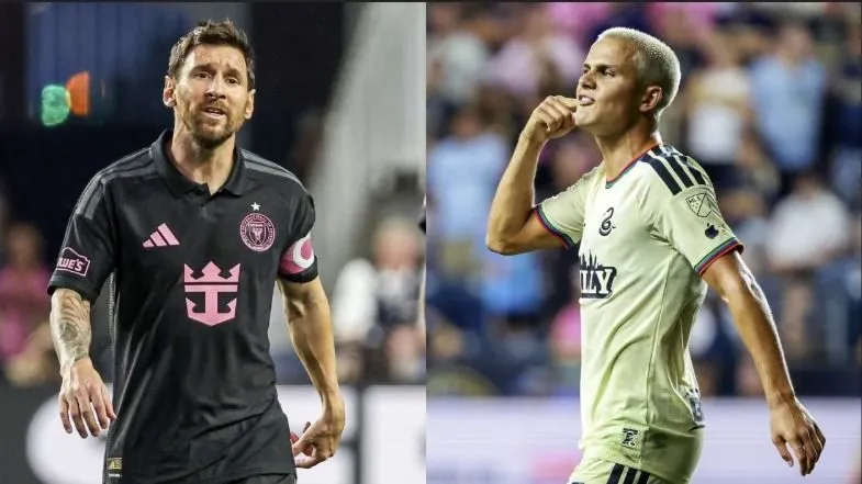 Lionel Messi (trái) ghi bàn trở lại nhưng Inter Miami không thể chiến thắng (Ảnh: MLS)