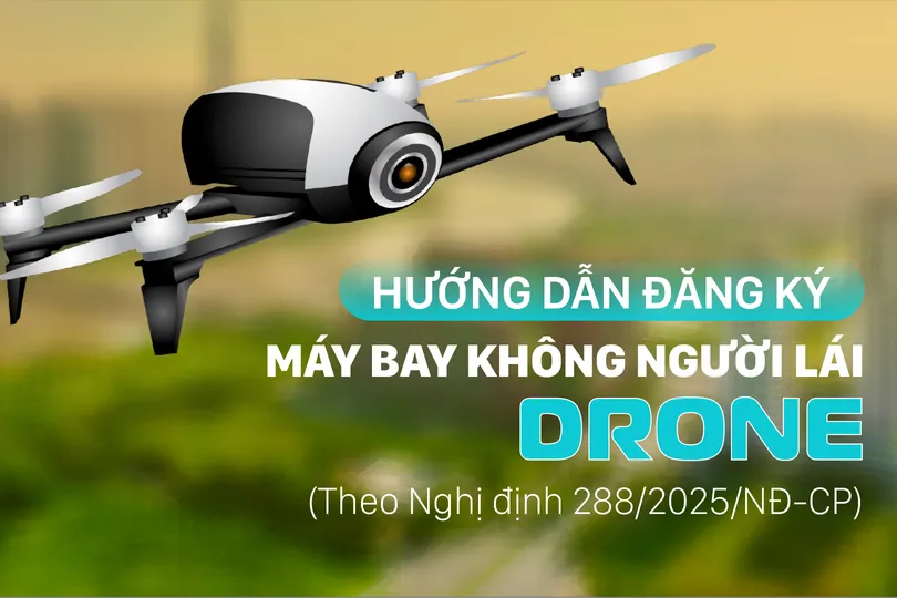Hướng dẫn đăng ký máy bay không người lái (drone)