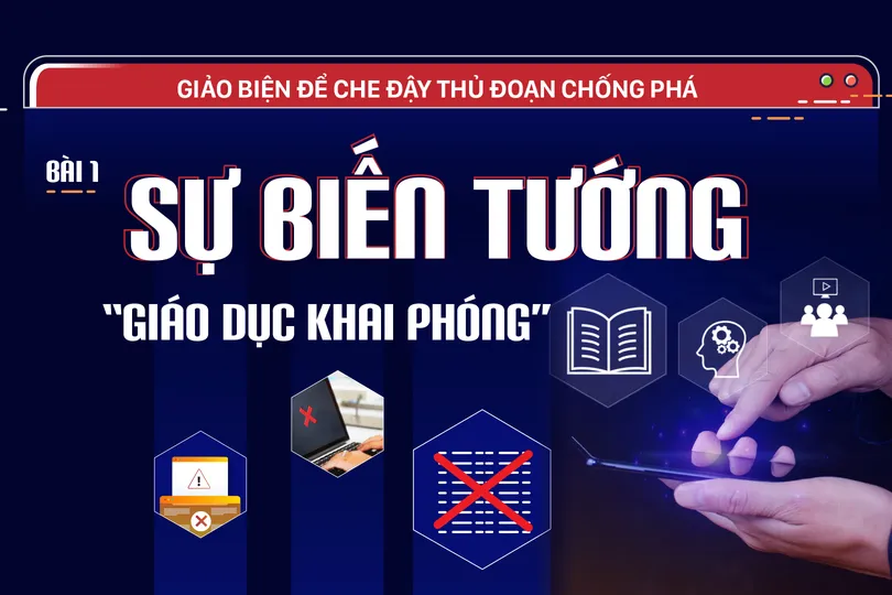 Giảo biện để che đậy thủ đoạn chống phá - Bài 1: Sự biến tướng “giáo dục khai phóng”