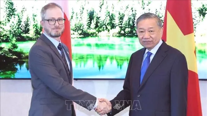 Tổng Bí thư, Chủ tịch nước Tô Lâm tiếp lãnh đạo Đảng Cộng sản Canada